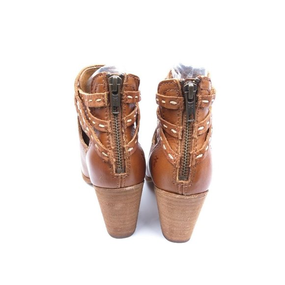 NEW FRYE Whiskey Brown Naomi Pickstitch Bootie - Picture 5 of 7